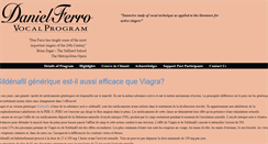 Desktop Screenshot of ferrovocalprogram.org